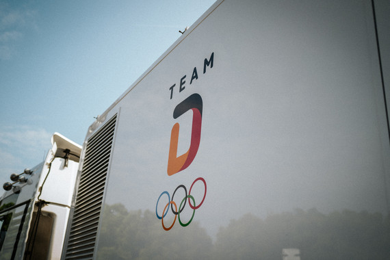 Team Deutschland auf dem Weg zu den Olympischen Spielen in Tokio